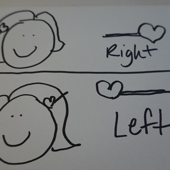 Authentic Prada Vintage Light Blue & Gold Heart Button on New Hair Clip - Picture 4 of 11